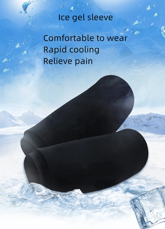 Elbow Ice Pack Hot & Cold Elbow Brace Gel Ice Wrap Compression Sleeve for Wrist Swelling Soreness Reduce Joint Pain Bruising
