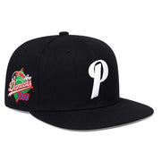 P Letter Embroidery Baseball Caps
