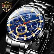 Men's Business Stainless Steel Quartz Watch