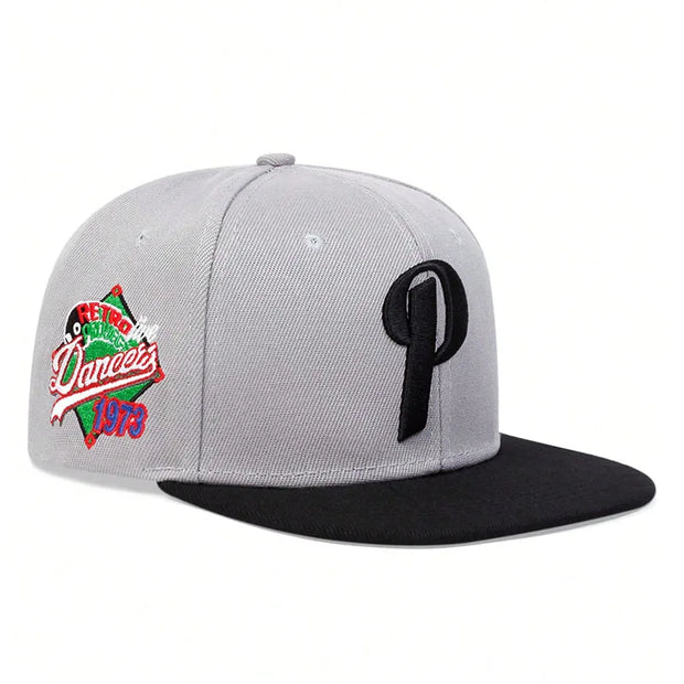 P Letter Embroidery Baseball Caps