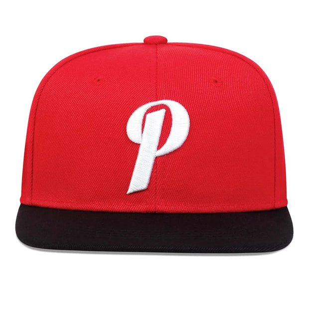 P Letter Embroidery Baseball Caps