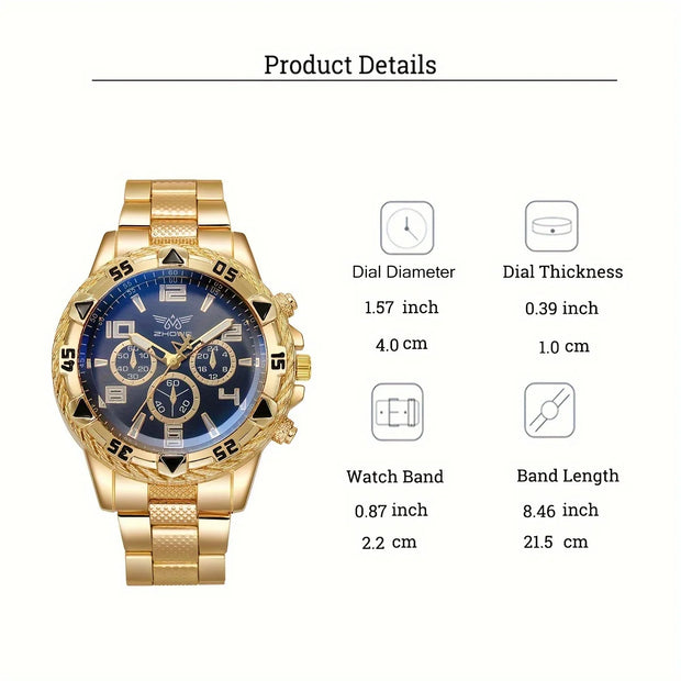 Large Dial Quartz Watch