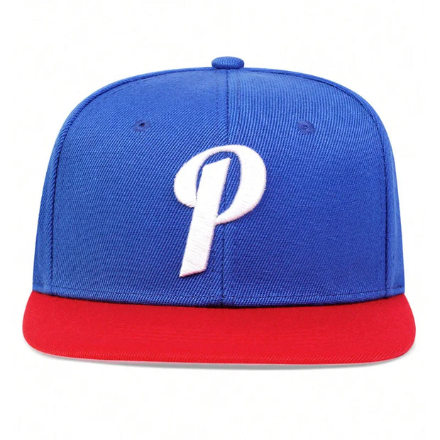 P Letter Embroidery Baseball Caps