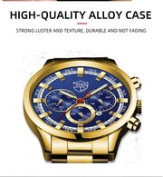 Men's Business Stainless Steel Quartz Watch