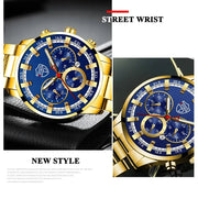 Men's Business Stainless Steel Quartz Watch